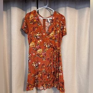 Xhilaration Fall Wrap Dress